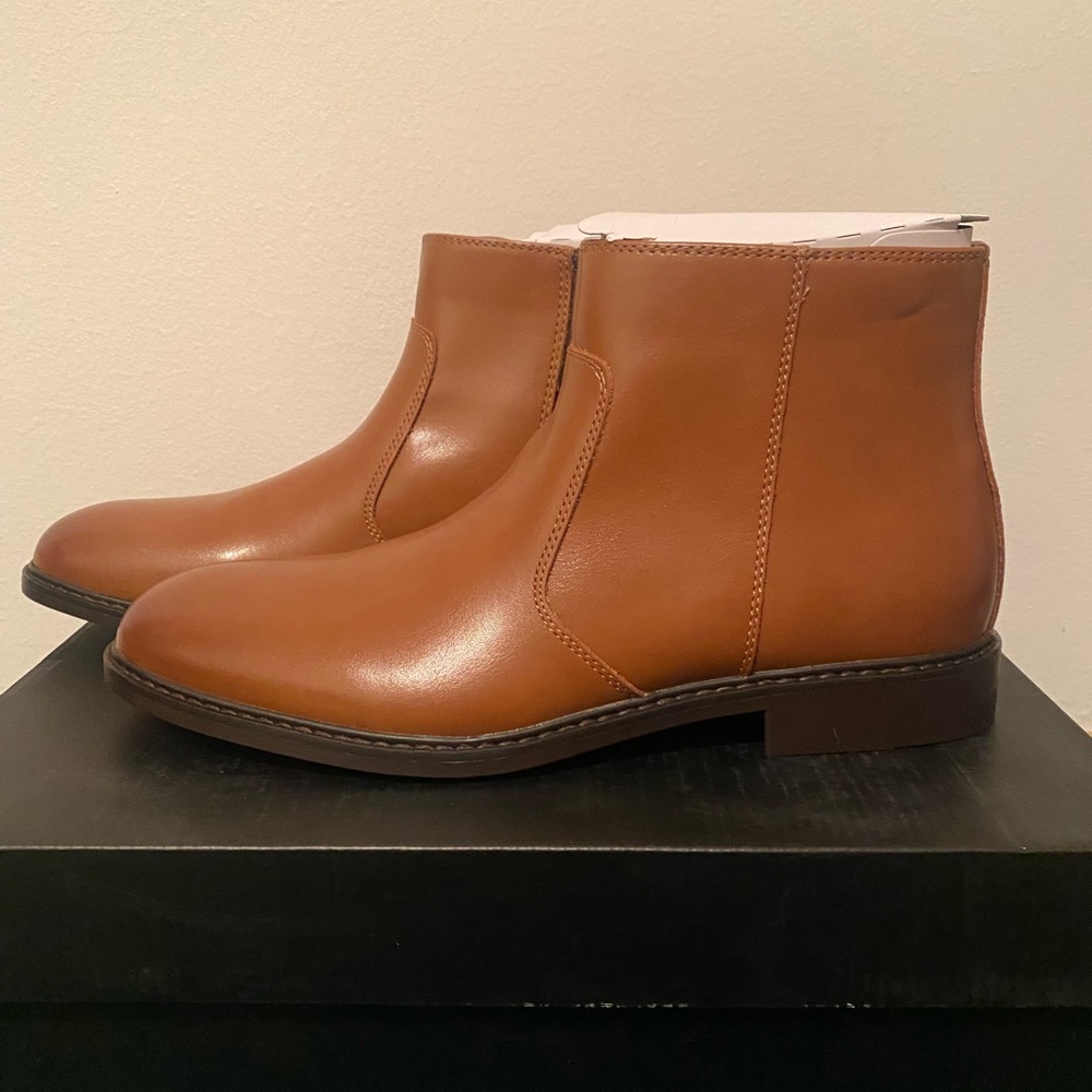 Men’s Alfani Liam Brown Boots Sz 8.5M